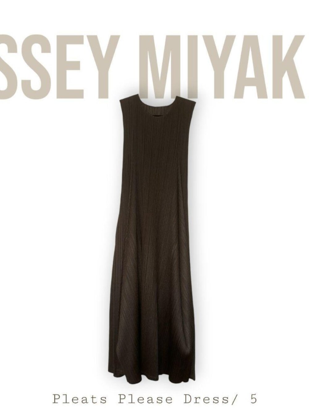 Issey Miyake Women's Brown Dress